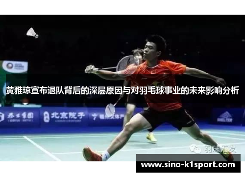 黄雅琼宣布退队背后的深层原因与对羽毛球事业的未来影响分析